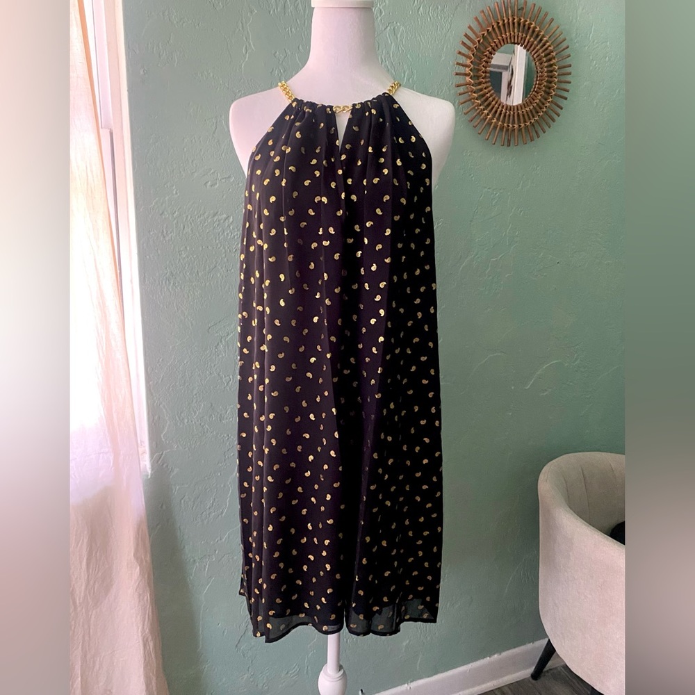 Michael Kors black and gold dress, women’s medium
